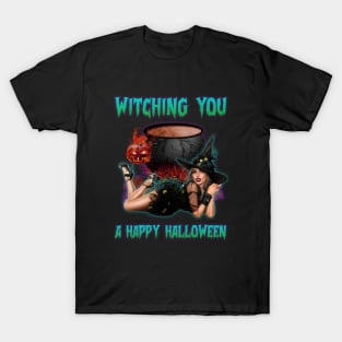 Witching You a Happy Halloween T-Shirt